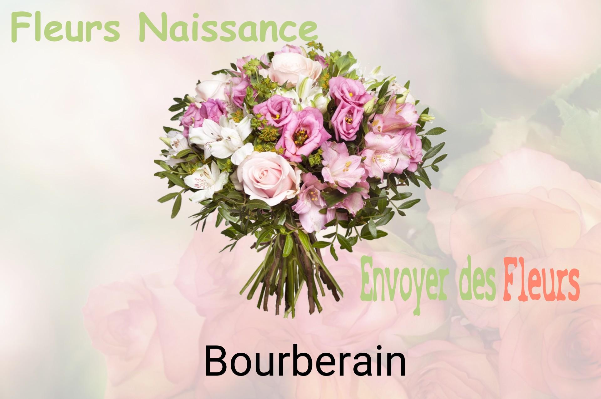 Bouquet de fleurs de naissance livré à Bourberain